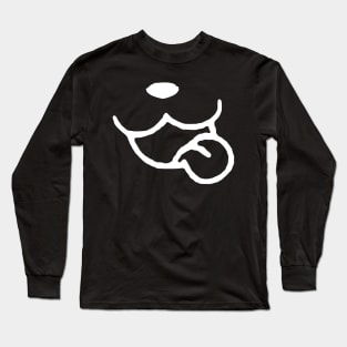 Dog smile art Long Sleeve T-Shirt